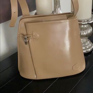 Longchamp roseau leather bucket bag